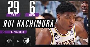 Rui Hachimura's 29 PTS push the Lakers over Memphis in Game 1 🔥 | NBA on ESPN
