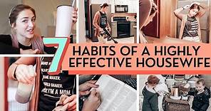 DITL: 7 Daily Habits for Homemakers | Stay at Home Mom Edition!