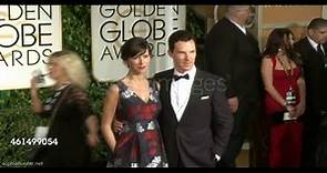 Sophie Hunter and Benedict Cumberbatch at the 72nd Golden Globe Awards, January 2015