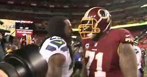 Trent williams Hits Richard Sherman in the Face