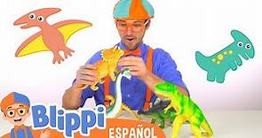 Aprende los nombres de los dinosaurios | Blippi En Español | Videos Educativos