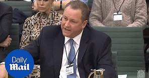 Mike Ashley defiant at MPs grilling him on House of Fraser takeover