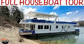 Take A Peek Inside Our LUXURIOUS Houseboat Rental On Lake Cumberland