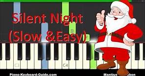 How To Play Silent Night - Easy Piano Tutorial