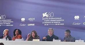 Luc Besson at Venice 80th anniversary, director of competition film Dogman,