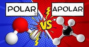 Como identificar se uma molécula é polar ou apolar?