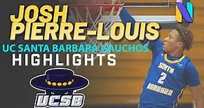 Josh Pierre-Louis UC Santa Barbara Gauchos 2020-2021 Highlights