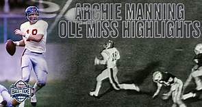 Archie Manning, Ole Miss Highlights @cfbhall