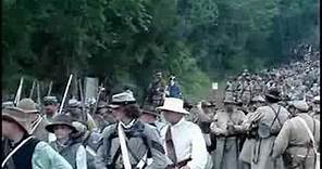 Gettysburg 2008 Civil War Reenactment ANV Marching to Battle