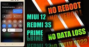 How To Update MIUI 12 In Redmi 3s Prime