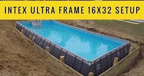Intex Ultra Frame 16x32 Pool Setup