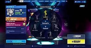Fortnite battle royale new glow skin plus perfect timing with the built in emote