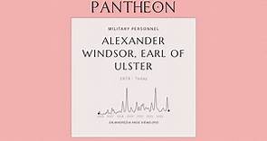 Alexander Windsor, Earl of Ulster Biography - Title in the Peerage of the United Kingdom