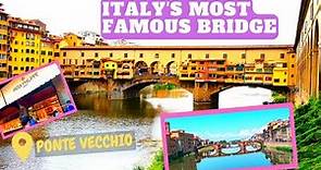 Ponte Vecchio Firenze - The Famous Old Bridge On Arno River In Florence, Italy 🇮🇹
