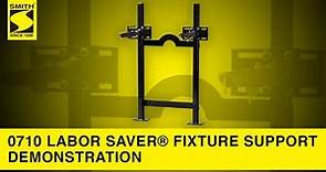 0710 Labor Saver® Fixture Support Demonstration from Jay R. Smith Mfg. Co.