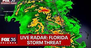 Florida live radar: Tracking severe storm threat across Florida Peninsula