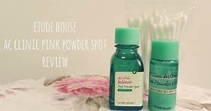 REVIEW: Etude House AC Clinic Pink Powder Spot | sera