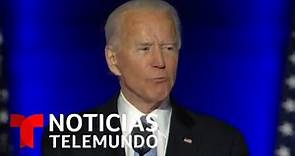 Biden, presidente electo de Estados Unidos | Noticias Telemundo