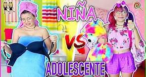 ¡NIÑA vs ADOLESCENTE! Rutina De Mañana Para La ESCUELA - Lulu99