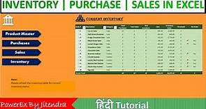 How to create an Inventory, Purchase and Sales System in Excel