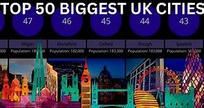 Top 50 Biggest Cities In The UK By Population