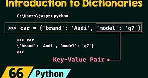 Introduction to Dictionaries in Python