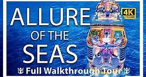 Allure of the Seas | Full Walkthrough Ship Tour & Review | Ultra HD | 7 Neighborhoods | New 2023