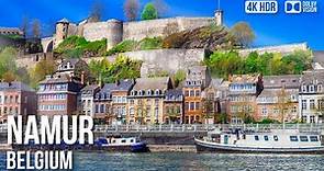 Discover Namur City At The River Meuse - 🇧🇪 Belgium [4K HDR] Walking Tour