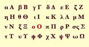 1. L’alfabeto greco