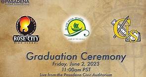 Blair High School, Rose City High School, CIS Graduation Ceremony - Live from Civic Auditorium