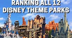 Ranking ALL 12 Disney Theme Parks In The World