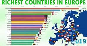 Richest Countries in Europe | Top European countries by GDP per capita (PPP) | Ranking