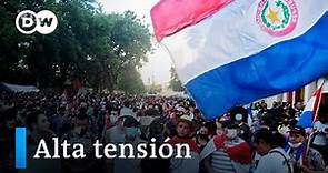 Protestas y represión en Paraguay
