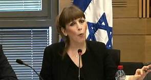 Briefing by M.K. Limor Livnat, Minister of Culture & Sports of Israel