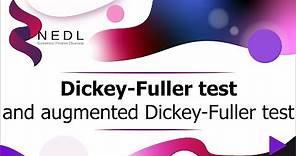 Dickey-Fuller test and augmented Dickey-Fuller test - unit roots and stationarity (Excel and EViews)