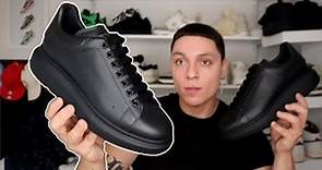 CLASSICS! Alexander McQueen Oversized Sneaker Triple Black (Review) + ON FOOT