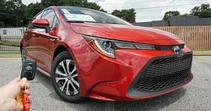 2020 Toyota Corolla LE Hybrid: Start Up, Walkaround, Test Drive and Review