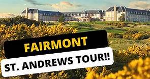 Fairmont St. Andrews Room and Hotel Tour - Scotland Travel Vlog