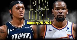 Phoenix Suns vs Orlando Magic Full Game Highlights - January 28, 2024 | 2023-24 NBA Season