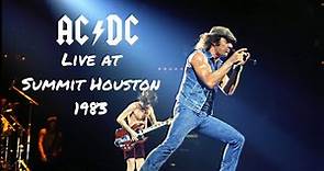 AC/DC - Live at Houston Summit, October 1983 (Remastered)