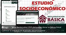 Registro Becas Benito Juárez 2023 ¡Así puedes llenar la Cédula Única! Culminar tu solicitud con el estudio socioeconómico #becasbenitojuarez #avisosbienestar #bienestaravisos #becasbenitojuarez💳💸💲🤑💰🗓👨‍🎓 #BienestarAvisos