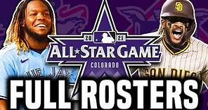 2021 MLB All Star Game Rosters Announced!