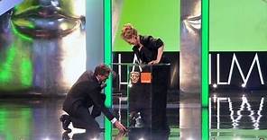 Meryl Streep wins a BAFTA but almost loses a shoe - The British Academy Film Awards 2012 - BBC One