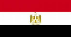 Evolución de la Bandera de Egipto - Evolution of the Flag of Egypt
