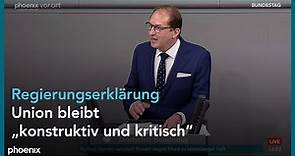 Alexander Dobrindt (CDU/CSU) zur Regierungserklärung von Bundeskanzler Olaf Scholz am 15.12.21