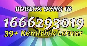 39+ Kendrick Lamar Roblox Song IDs/Codes