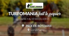 Turfomania Pronostic Quinté du Dimanche 15 Octobre 2023