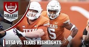 UTSA Roadrunners vs. Texas Longhorns | Full Game Highlights