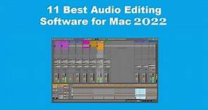 11 Best Audio Editing Software for Mac 2022