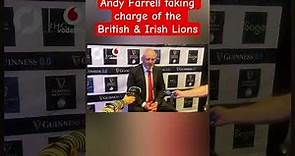 Warren Gatland on Andy Farrell taking over as British & Irish Lions coach